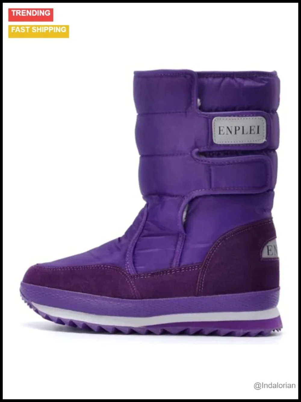 Waterproof Frosty Snow Boots with Faux Fur Lining